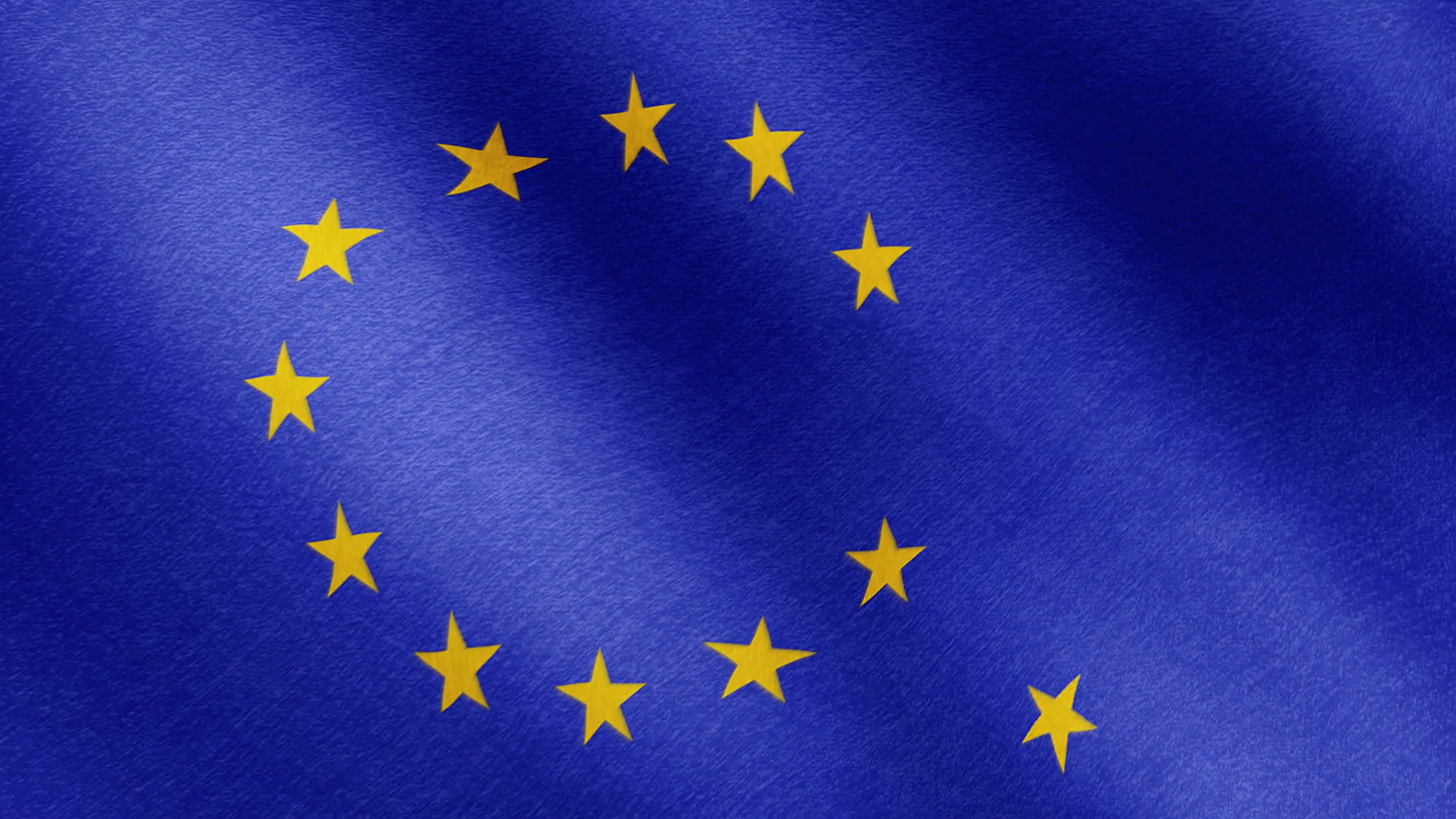 The EU flag with a falling star because of Brexit