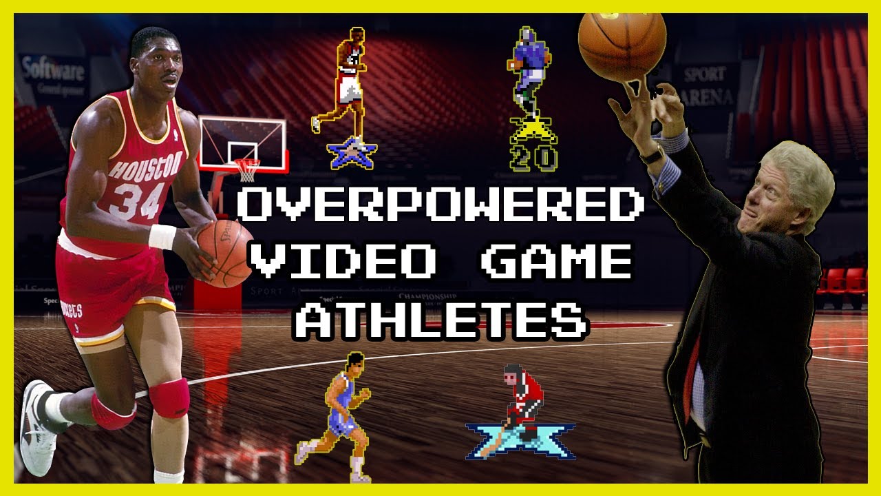 Overpowered video game athletes on the SNES